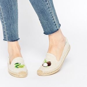 Soludos Lime and Coconut Espadrille